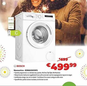 Exellent Bosch Wasmachine aanbieding