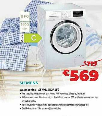 Exellent Siemens Wasmachine aanbieding