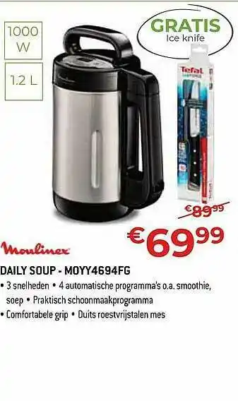 Exellent Moulinex Daily Soup aanbieding