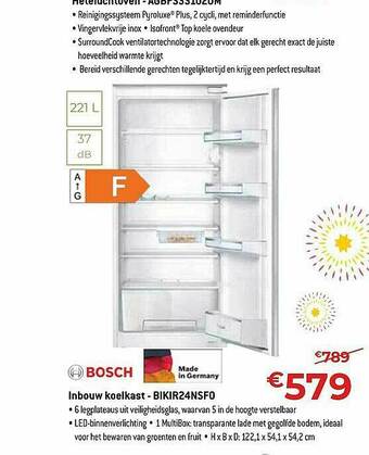 Exellent Bosch Inbouw Koelkast aanbieding