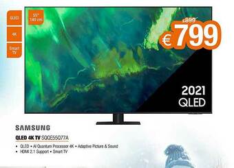 Expert Samsung Qled 4k Tv Sqqe55q77a aanbieding
