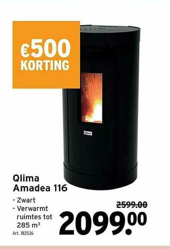 GAMMA Qlima Amadea 116 aanbieding