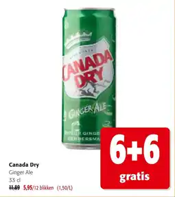 Colruyt Canada dry ginger ale aanbieding