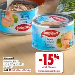 Colruyt Saupiquet aanbieding