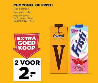 Jumbo Chocomel Of Fristi aanbieding