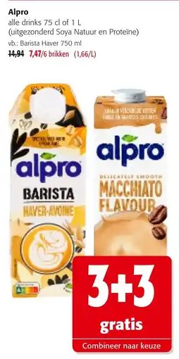 Colruyt Alpro barista haver aanbieding