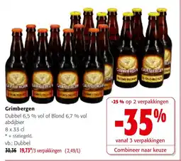 Colruyt Grimbergen dubbel aanbieding