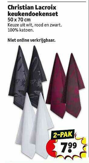 Christian Lacroix Keukendoekenset