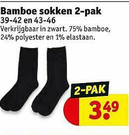 Kruidvat Bamboe Sokken aanbieding