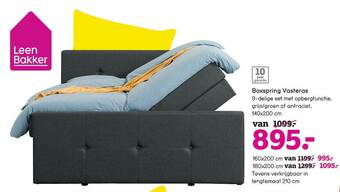 Leen Bakker Boxspring Vasteras aanbieding