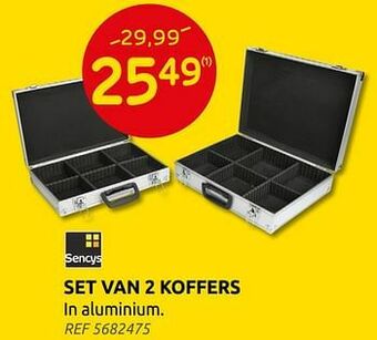 Brico Set van 2 koffers aanbieding