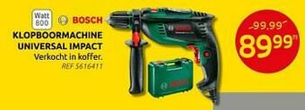 Brico Bosch klopboormachine universal impact aanbieding