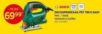 Brico Bosch decoupeerzaag pst 700 e easy aanbieding