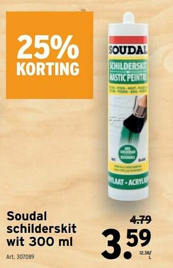 GAMMA Soudal schilderskit wit aanbieding
