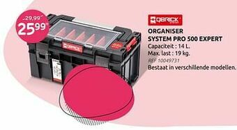 Brico Organiser system pro 500 expert aanbieding