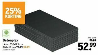 GAMMA Betonplex aanbieding