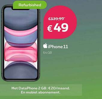 Proximus Iphone 11 64 Gb aanbieding