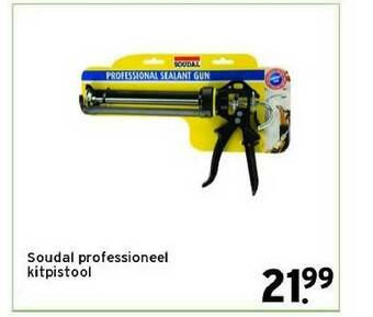 GAMMA Soudal Professioneel Kitpistool aanbieding