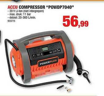 Hubo Accu Compressor aanbieding