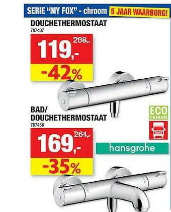 Hubo Douchethermostaat, Bad Douchethermostaat aanbieding