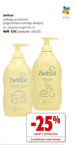 Colruyt Zwitsal zeepvrije wasgel aanbieding