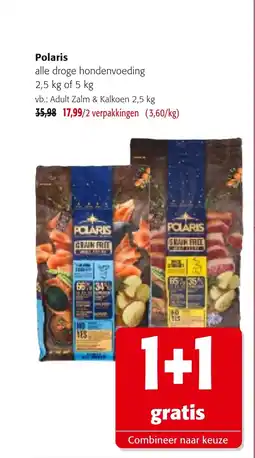 Colruyt Polaris adult zalm & kalkoen aanbieding
