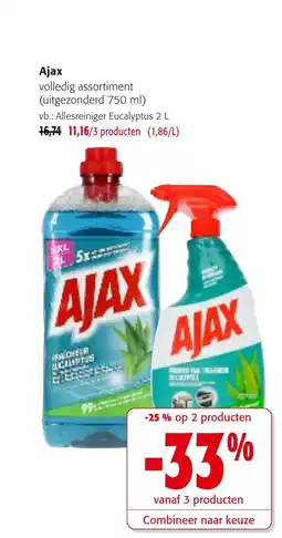 Colruyt Ajax allesreiniger eucalyptus aanbieding