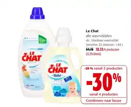 Colruyt Le chat vloeibaar wasmiddel aanbieding