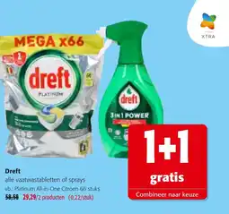 Colruyt Dreft platinum all-in-one citroen aanbieding