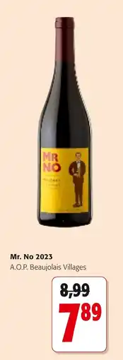 Colruyt Mr. No 2023 A.O.P. Beaujolais Villages aanbieding