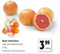 Colruyt Boni selection roze pompelmoezen aanbieding