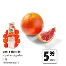 Colruyt Boni selection wijnsinaasappelen aanbieding