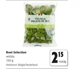 Colruyt Boni Selection veldsla aanbieding