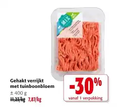 Colruyt Gehakt verrijkt met tuinboonbloem aanbieding