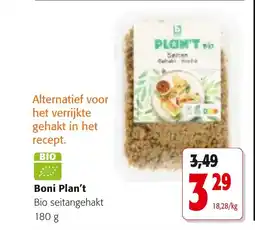 Colruyt Boni plan't bio seitangehakt aanbieding