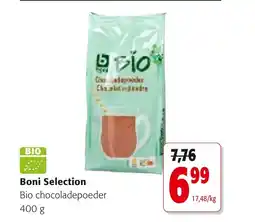 Colruyt Boni selection bio chocoladepoeder aanbieding