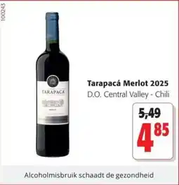 Colruyt Tarapacá Merlot 2025 D.O. aanbieding