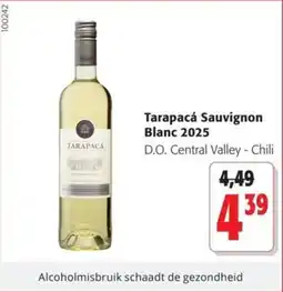 Colruyt Tarapacá Sauvignon Blanc 2025 D.O. aanbieding