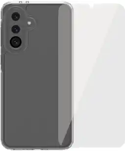 Coolblue BlueBuilt Protective Back Cover Samsung Galaxy A36 Transparent + Protège-écran Verre aanbieding