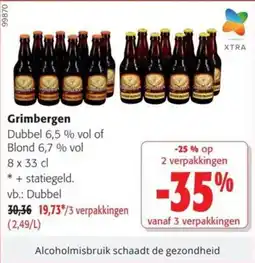 Colruyt Grimbergen dubbel aanbieding