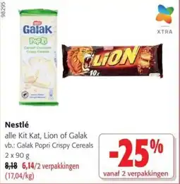 Colruyt Nestlé galak popri crispy cereals aanbieding
