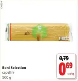 Colruyt Boni Selection capellini aanbieding