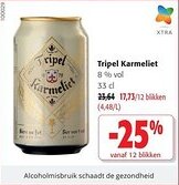 Colruyt Tripel Karmeliet aanbieding
