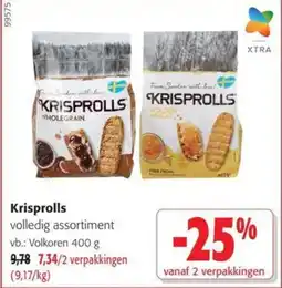 Colruyt Krisprolls volkoren aanbieding
