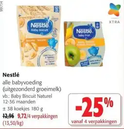 Colruyt Nestlé baby biscuit naturel aanbieding