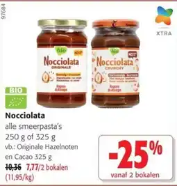 Colruyt Nocciolata originale hazelnoten en cacao aanbieding