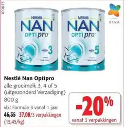 Colruyt Nestlé Nan Optipro aanbieding
