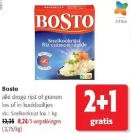 Colruyt Bosto Snelkookrijst los 1 kg aanbieding