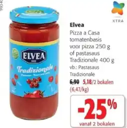Colruyt Elvea Pizza a Casa tomatenbasis voor pizza 250 g aanbieding