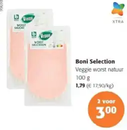 Colruyt Boni Selection Veggie worst natuur 100 g aanbieding
